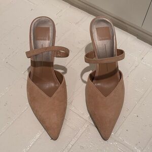 Dolce Vita Tan Kanika Pointed-Toe Mules